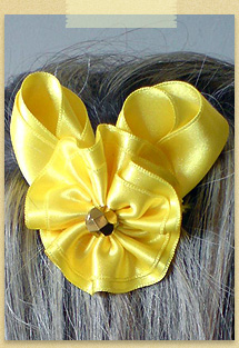 Yellow Flower comb by Charlotte Burman