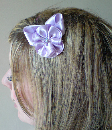 Lilac Flower comb big