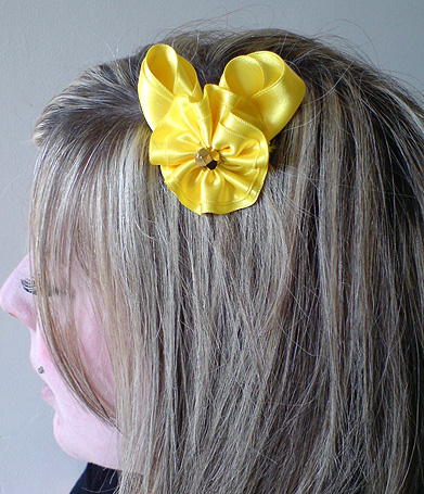 Yellow Flower comb big