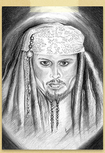 Johnny Depp by Vishni Ramma
